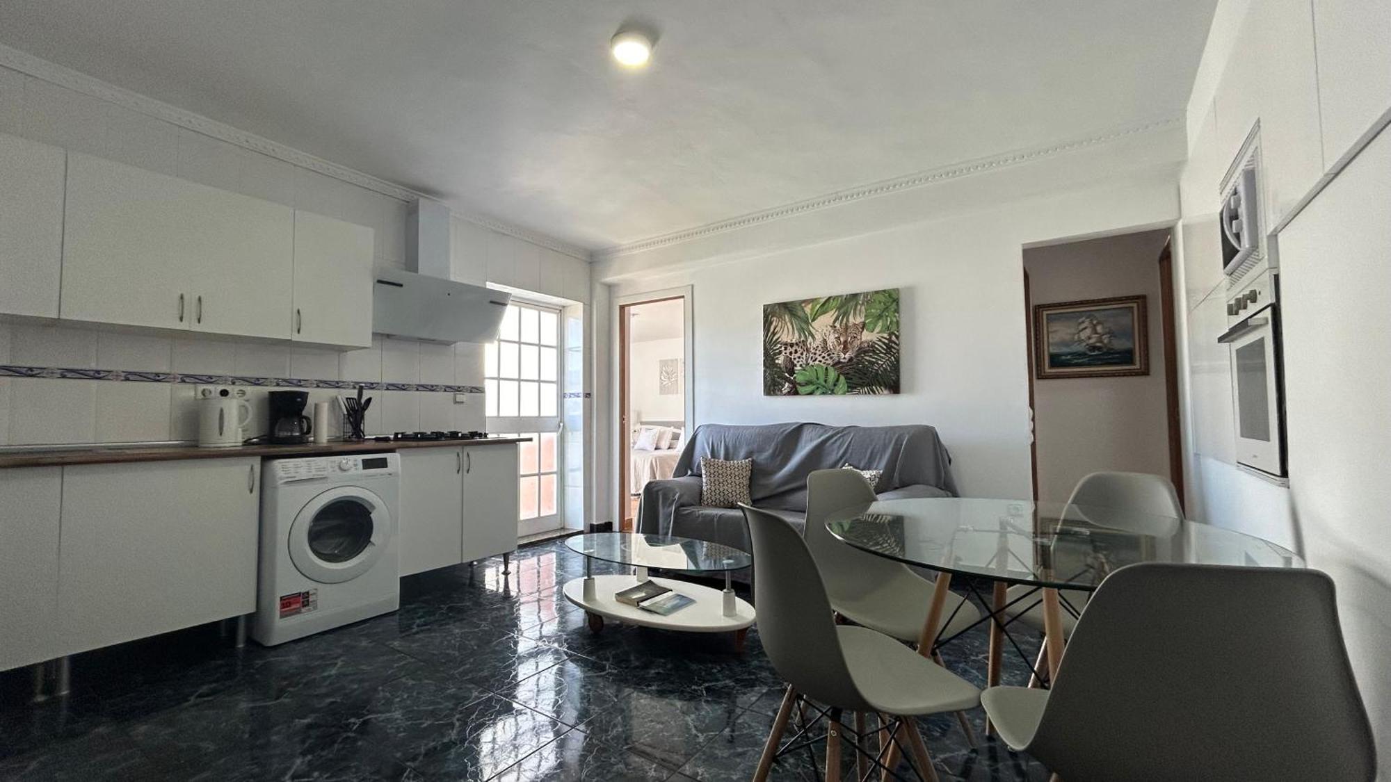 Piso Con Gran Terraza En Malaga Arenas Apartment Bagian luar foto